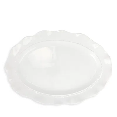 Vietri Giorno Oval Platter In White