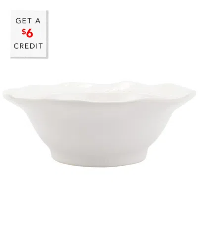 Vietri Giorno White Cereal Bowl