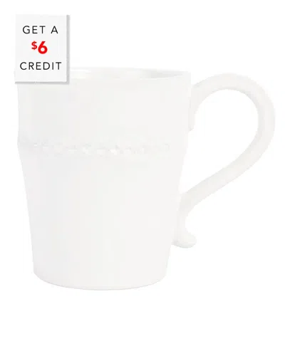 Vietri Giorno White Mug
