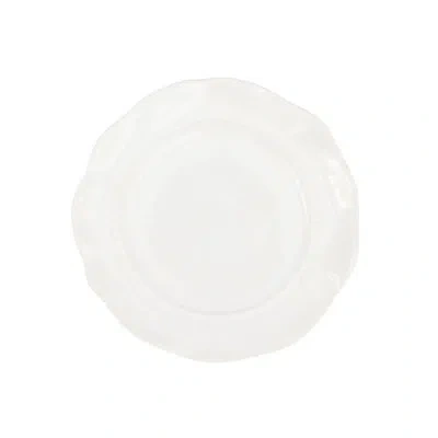 Vietri Giorno White Salad Plate