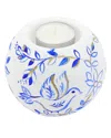 Vietri Illuminare Birds Votive In Blue