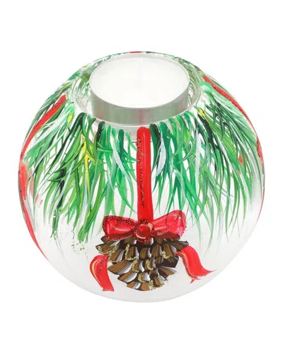 VIETRI VIETRI ILLUMINARE HOLIDAY PINECONES VOTIVE