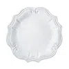 Vietri Incanto Baroque Stoneware Dinner Plate In White