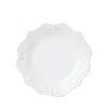 Vietri Incanto Baroque Stoneware Salad Plate In White