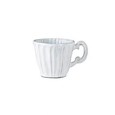 Vietri Incanto Coffee Mug In White
