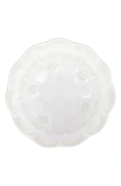 Vietri Incanto Lace Medium Round Bowl In White