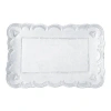 Vietri Incanto Lace Small Rectangular Platter In White
