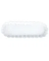 Vietri Incanto Ruffle Oval Tray In White