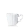 Vietri Incanto Scallop Stoneware Mug In White