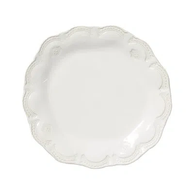 Vietri Incanto Stone Lace Dinner Plate In White