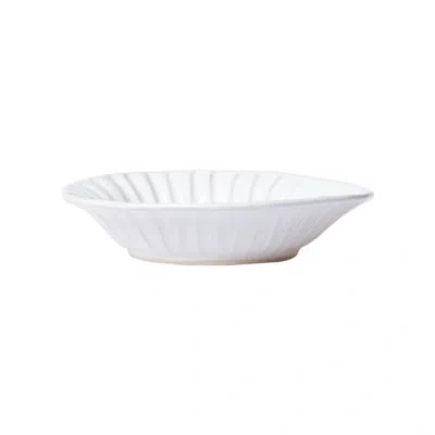 Vietri Incanto Stone Stripe Pasta Bowl In White