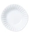 Vietri Incanto Stone Stripe Pasta Bowl, White