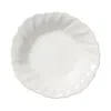 Vietri Incanto Stone White Ruffle Pasta Bowl In White