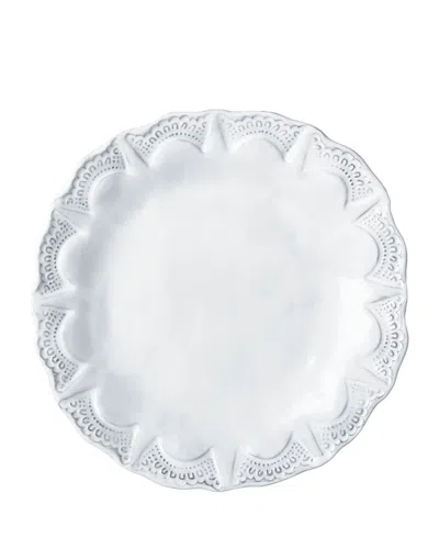Vietri Incanto White Lace Salad Plate