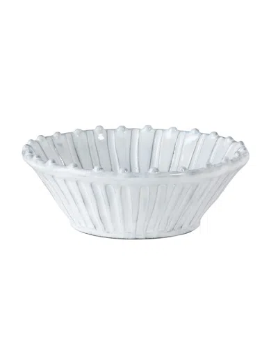 Vietri Incanto Stripe Cereal Bowl In White