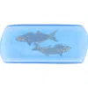Vietri Isola Medium Glass Serving Tray In Blue