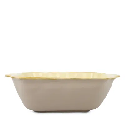 Vietri Italian Bakers Medium Square Baking Dish In Brown