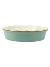 Vietri Italian Bakers Pie Dish In Green