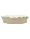 Vietri Italian Bakers Pie Dish In Brown