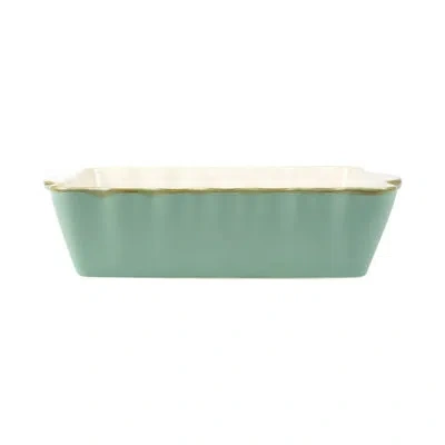 Vietri Italian Bakers Rectangular Baker In Aqua