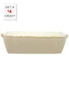 Vietri Italian Bakers Small Rectangular Baker With $4 Credit In Brown