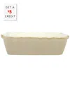 Vietri Italian Bakers Small Rectangular Baker With $4 Credit In Neutral