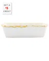 Vietri Italian Bakers Small Rectangular Baker In White