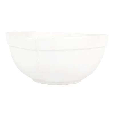 Vietri Lastra White Centerpiece Bowl