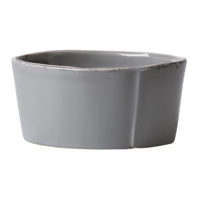 Vietri Lastra Condiment Bowl In Gray