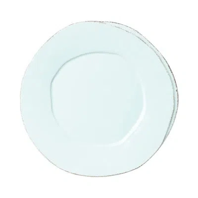 Vietri Lastra European Dinner Plate In Aqua