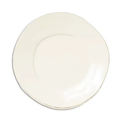 Vietri Lastra European Dinner Plate In Linen