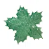 Vietri Lastra Evergreen Figural Holly Small Platter