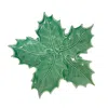 Vietri Lastra Evergreen Figural Holly Small Platter