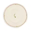 Vietri Lastra Fiori Di Bosco European Dinner Plate In Light Beige