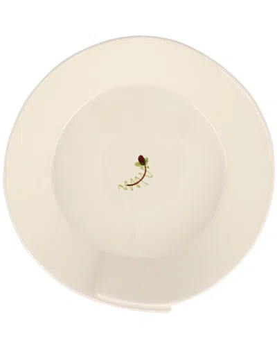 Vietri Lastra Fiori Di Bosco Medium Shallow Bowl