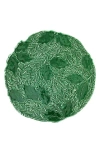 Vietri Lastra Green Figural Cake Stand In Green
