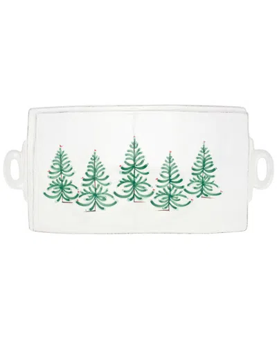 Vietri Lastra Holiday Cheese Board In Green