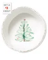 Vietri Lastra Holiday Condiment Bowl With $3 Credit In Multicolor
