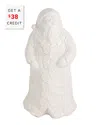Vietri Lastra Holiday Figural Santa With Foliage With $38 Credit
