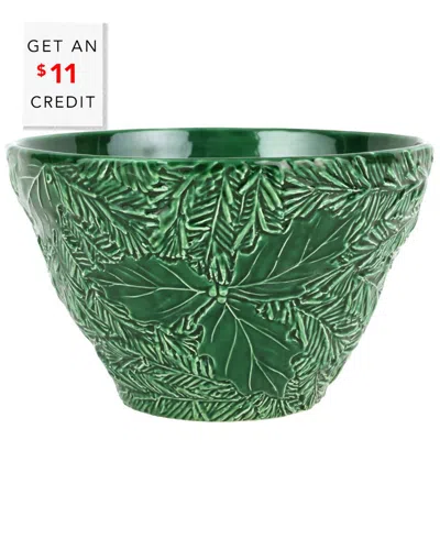 Vietri Lastra Holiday Figural Small Deep Bowl With $11 Credit