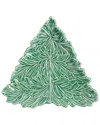 Vietri Lastra Holiday Figural Tree Small Plate With $5 Credit In Multicolor