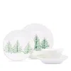 Vietri Lastra Holiday Four-piece Place Setting