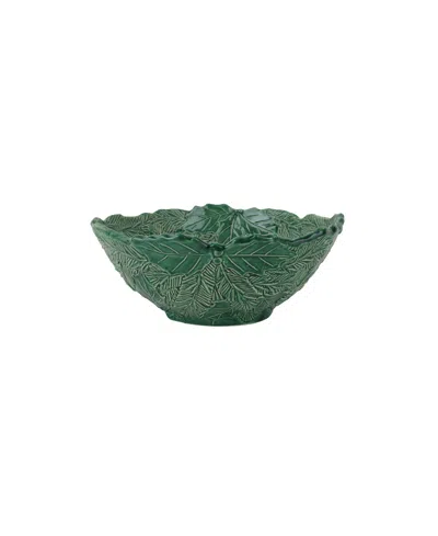 Vietri Lastra Holiday Green Figural Medium Bowl