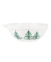 Vietri Lastra Holiday Large Mixing Bowl In Green