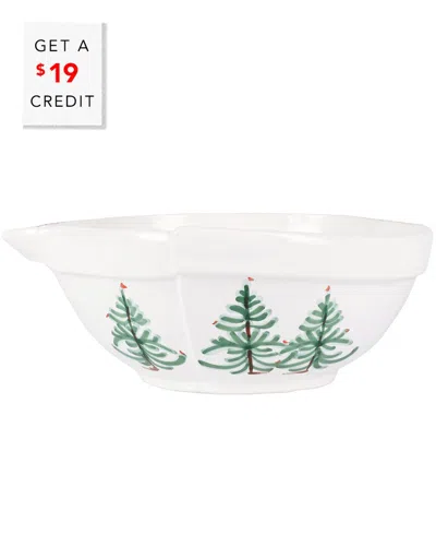 VIETRI VIETRI LASTRA HOLIDAY LARGE MIXING BOWL  WITH $23 CREDIT
