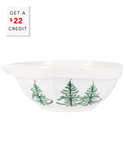 Vietri Lastra Holiday Large Mixing Bowl With $22 Credit