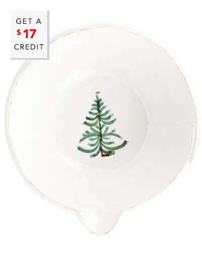 Vietri Lastra Holiday Medium Mixing Bowl With $17 Credit