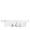 Vietri Lastra Holiday Rectangular Baker In White
