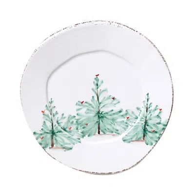 Vietri Lastra Holiday Salad Plate In Miscellane