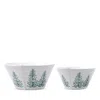 Vietri Lastra Holiday Stacking Cereal Bowl In Green